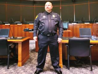Collier sworn in as Benton Police Chief