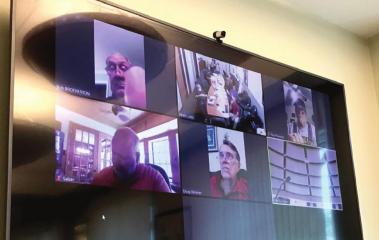 Bossier Police Jury meets via ZOOM