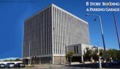 Site of the future State Building. The former Joe D. Waggonner federal building will be gutted, taken down to the studs and rebuilt. State offices to move downtown Shreveport