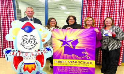 Three More Bossier Schools Receive Purple Star Designations