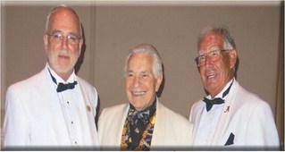 Pictured to the right: Men in White (dinner jackets, that is) at Krewe of Gemini Pictured above: Krewe of Gemini XXXIV Queen Bess Elder, Captain coronation: Tommy Wallace, Bob Robinson and Larry Willis. Tracy Herrin and King Bob Elder. KREWE GEMINI KING LT. GEN. (RETIRED) BOB ELDER IS A ROCKER ON DRUMS AND WAS A FORCE IN THE U.S. AIR FORCE