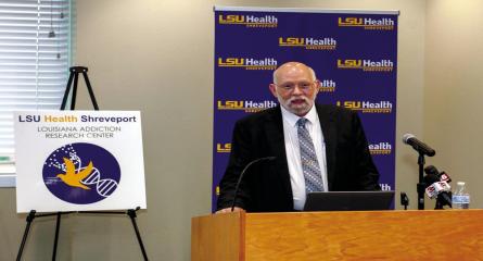 LSU Health Shreveport’s Louisiana Addiction Research Center Press Conference