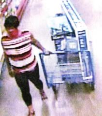 Theft suspect sought