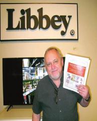 Libbey plant manager Gordon Marshall at “Glass on Glass” Glass with Class opening
