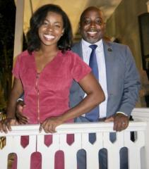 Tiffany Williams and husband Natchitoches Mayor Ronnie Williams Roll out the NSU ‘Long Purple Line’