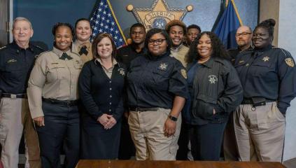 Sheriff Prator swears in 10 deputies