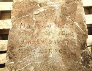 Mystery surrounds tombstone