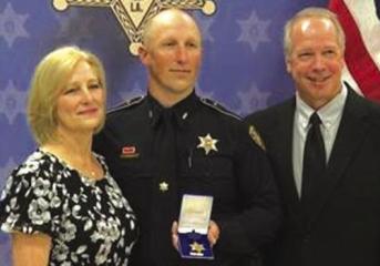 Caddo Parish sheriff's deputy honored with Purple Heart